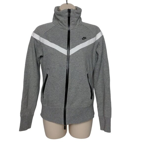 Nike Jackets & Blazers - Nike Sportswear Women's Gray Jacket Small Zip Up Long Sleeve